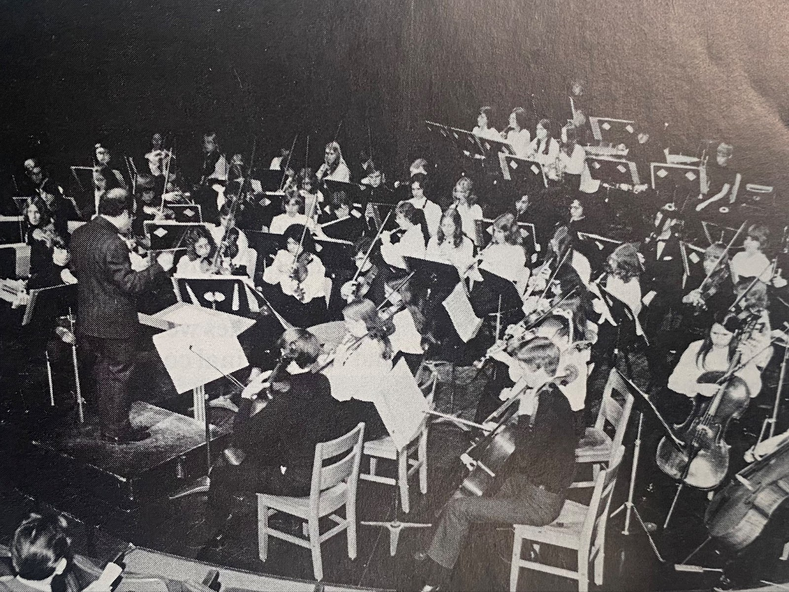 Historical photo of the Youth Orchestra